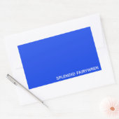 Sticker Rectangulaire Splendid Fairywren Blue Colour (Enveloppe)