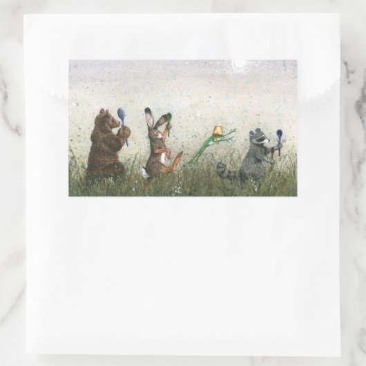 Sticker Rectangulaire Spoon! (Sac)