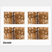 Sticker Rectangulaire Spotted deer pour texture (Feuille)