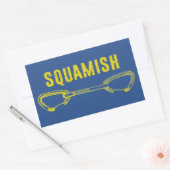 Sticker Rectangulaire Squamish Escalade Quickdraw (Enveloppe)