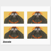 Sticker Rectangulaire Squatchin' Watchin' Bigfoot Love (Feuille)