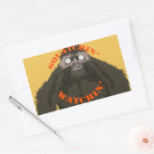 Sticker Rectangulaire Squatchin' Watchin' Bigfoot Love (Enveloppe)