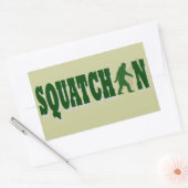 Sticker Rectangulaire Squatchine (Enveloppe)