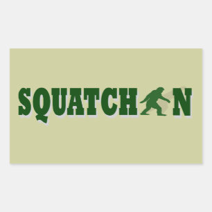 Sticker Rectangulaire Squatchine