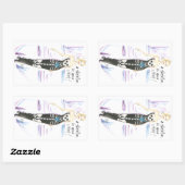 Sticker Rectangulaire Squelette dans votre placard (Feuille)