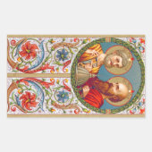 Sticker Rectangulaire SS. Pierre et Paul, Apôtres (JMAS 01) (Devant)