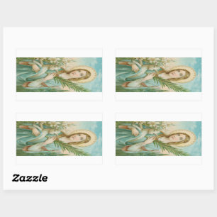 Sticker Rectangulaire St. Agnes de Rome (MH 01)