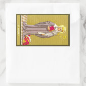 Sticker Rectangulaire St. Audrey (Etheldreda) (P 003) (Sac)
