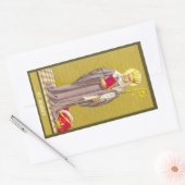 Sticker Rectangulaire St. Audrey (Etheldreda) (P 003) (Enveloppe)
