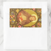 Sticker Rectangulaire St. Dominic de Guzman (PM 02) (Sac)