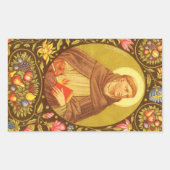 Sticker Rectangulaire St. Dominic de Guzman (PM 02) (Devant)