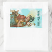 Sticker Rectangulaire St. Florian avec seau (Ciel clair; M 019) (Sac)
