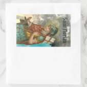 Sticker Rectangulaire St. Florian avec seau (Fumée; M 019) (Sac)