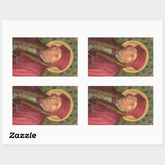 Sticker Rectangulaire St. John Fisher (SAU 025) (Feuille)