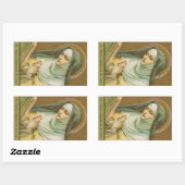 Sticker Rectangulaire St. Mary Magdalene de Pazzi (JM 45) (Feuille)
