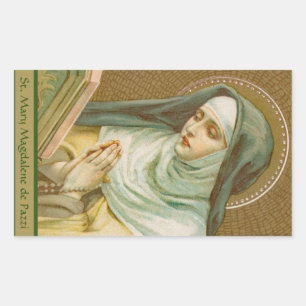 Sticker Rectangulaire St. Mary Magdalene de Pazzi (JM 45)
