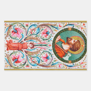 Sticker Rectangulaire St. Matthias l'Apôtre (JMAS 09)