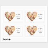 Sticker Rectangulaire St. Nicholas Heart Sinterklaas St. Nick's Day (Feuille)