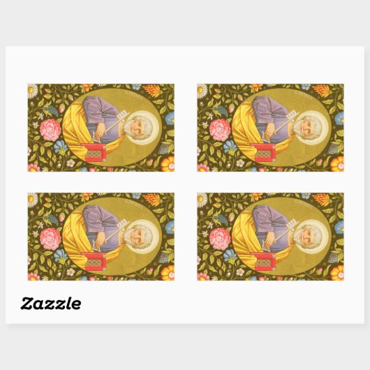Sticker Rectangulaire St. Pierre l'Apôtre (PM 07) (Feuille)