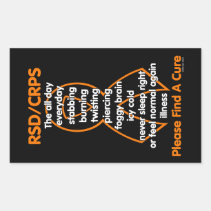 Sticker Rectangulaire Stabilisation de la combustion Twisting...RSD/CRPS