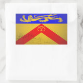 Sticker Rectangulaire Staffordshire (Sac)