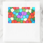 Sticker Rectangulaire Stained Glass (Sac)