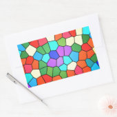 Sticker Rectangulaire Stained Glass (Enveloppe)