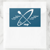 Sticker Rectangulaire Standup Paddleboard (Sac)