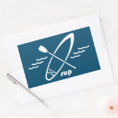 Sticker Rectangulaire Standup Paddleboard (Enveloppe)