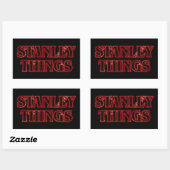 Sticker Rectangulaire Stanley String (Feuille)