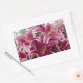 Sticker Rectangulaire Stargazer Lilies (Enveloppe)