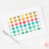 Sticker Rectangulaire Stars (Enveloppe)