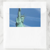 Sticker Rectangulaire Statue de la Liberté. (Sac)