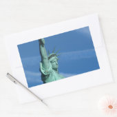 Sticker Rectangulaire Statue de la Liberté. (Enveloppe)