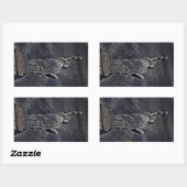 Sticker Rectangulaire Statue de la Liberté (Feuille)