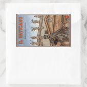 Sticker Rectangulaire Statues de la ville du Vatican (Sac)