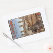 Sticker Rectangulaire Statues de la ville du Vatican (Enveloppe)