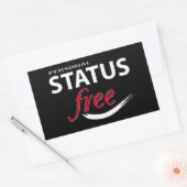 Sticker Rectangulaire Statut libre (Enveloppe)