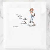 Sticker Rectangulaire Stepping (Sac)