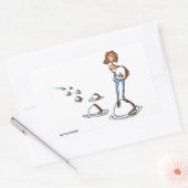 Sticker Rectangulaire Stepping (Enveloppe)