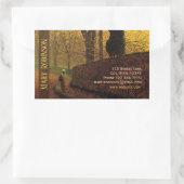 Sticker Rectangulaire Stick carte de visite Grimshaw Stapleton Park (Sac)