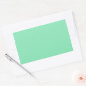 Sticker Rectangulaire Stick vert à menthe pastel clair (Enveloppe)