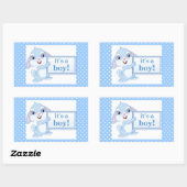 Sticker Rectangulaire Sticker/C'est un garçon (Feuille)