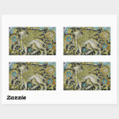 Sticker Rectangulaire Stickers—Lion de tuile Deruta (Feuille)