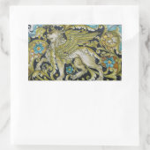 Sticker Rectangulaire Stickers—Lion de tuile Deruta (Sac)