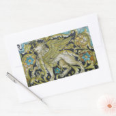Sticker Rectangulaire Stickers—Lion de tuile Deruta (Enveloppe)