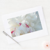 Sticker Rectangulaire Sticule Rectangle de pivoine romantique (Enveloppe)