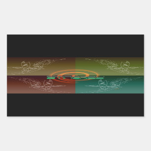 Sticker Rectangulaire Stingray