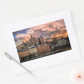 Sticker Rectangulaire Stockholm, île de Sodermalm (Enveloppe)