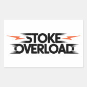 Sticker Rectangulaire Stoke Overload Lightning (Devant)